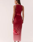 SOVERE - Florence Dress. Raspberry