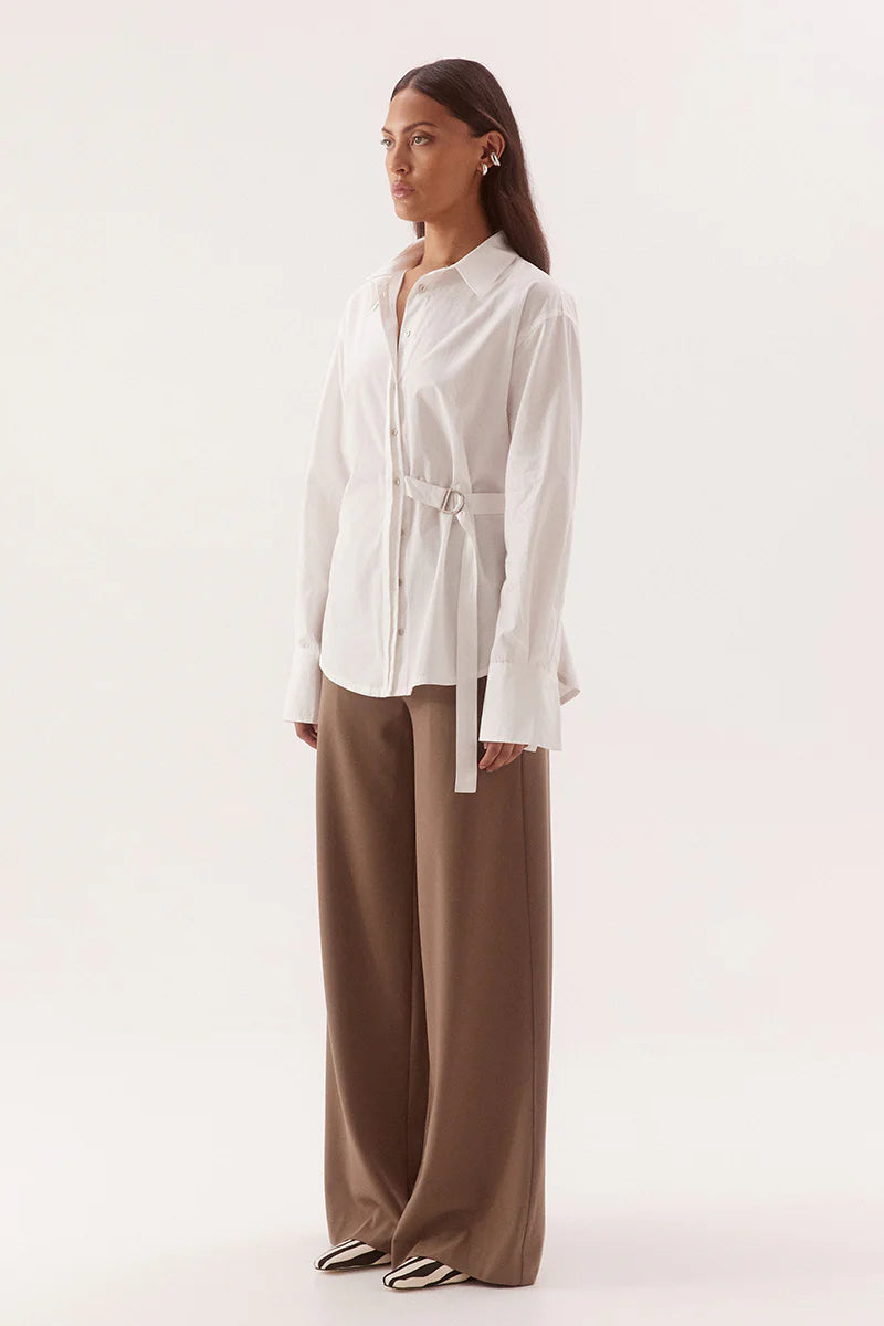 SOVERE - Blume Shirt - Chalk