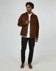 SILENT THEORY - Cord Overshirt.  Nut
