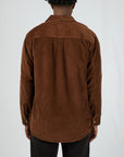 SILENT THEORY - Cord Overshirt.  Nut