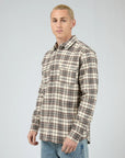 SILENT THEORY Slacker Shirt Chocolate