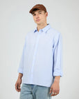 SILENT THEORY - Evo Stripe Shirt Blue
