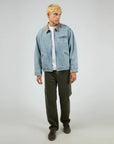 SILENT THEORY - Barn Jacket Bleached Blue