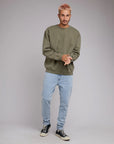 SILENT THEORY BOX CREW Khaki and Charcoal
