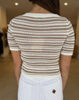 STAPLE THE LABEL - Echo Stripe Knit Tee