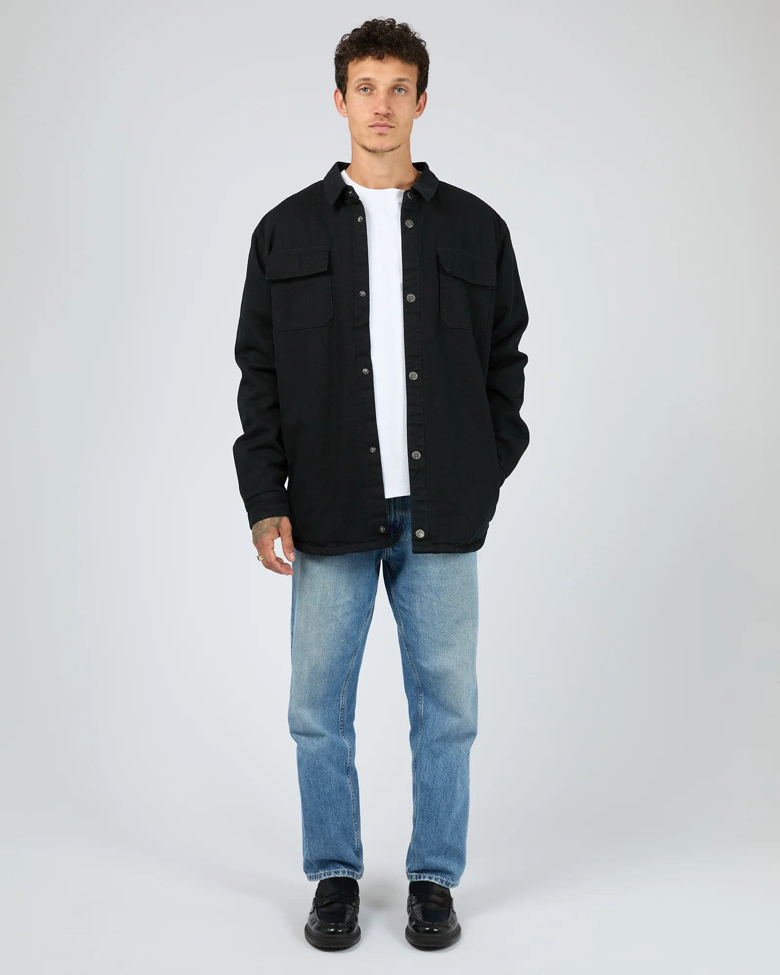 ST GOLIATH - Riot Sherpa Shacket - Black