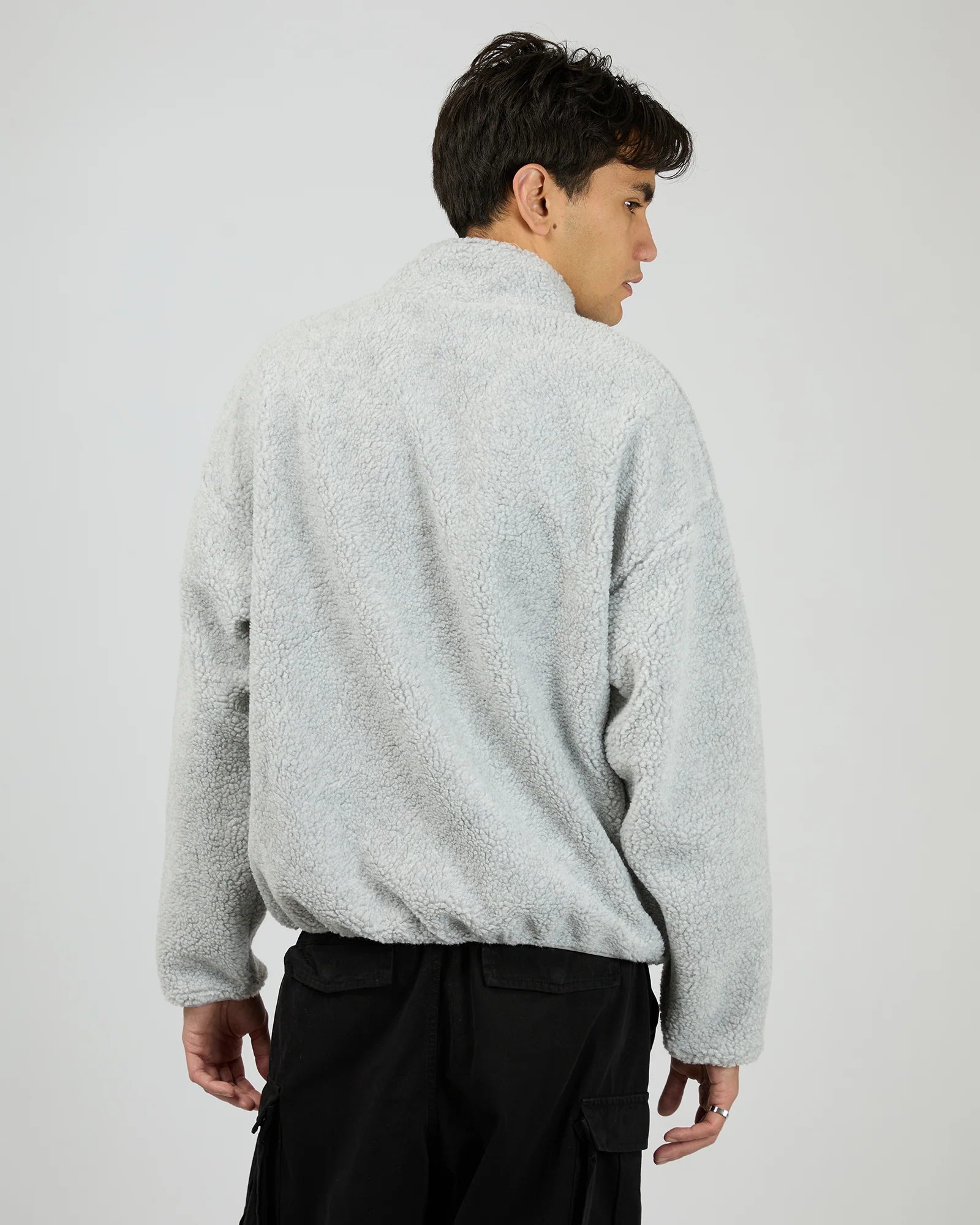 ST GOLIATH - Melange Polar Jacket - Grey Marle