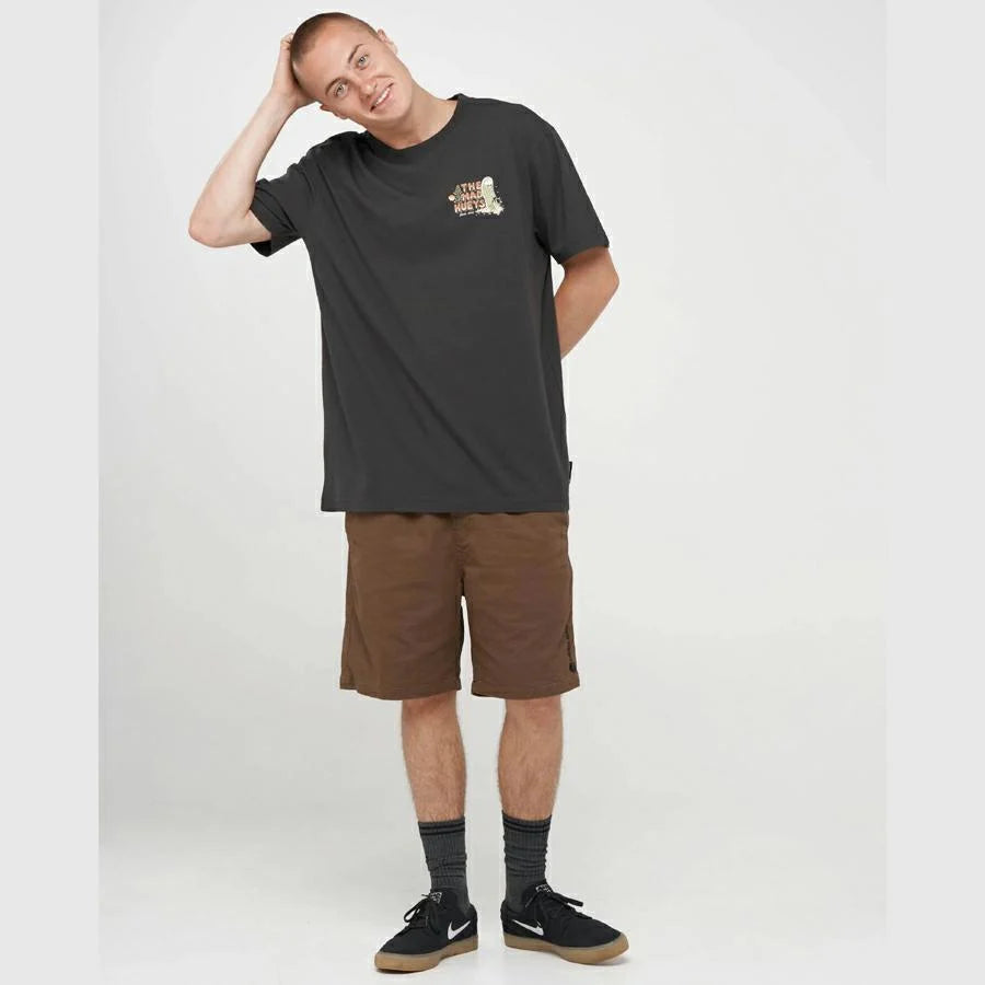 THE MAD HUEYS - Shoey Bar SS Tee - Vintage Black