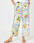 THREADZ - Amalfi Pant - Blue/Multi