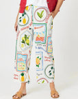THREADZ - Amalfi Pant - Blue/Multi