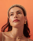 Lustre and Sage Droplet 18K Gold Plated Earrings