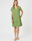 GORDON SMITH - Bravo Linen Dress - Basil