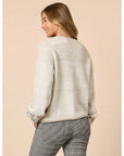 THREADZ - Chic Heart Knit - Ivory