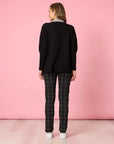 CLARITY - Cannes Spliced Knit - Black/Grey