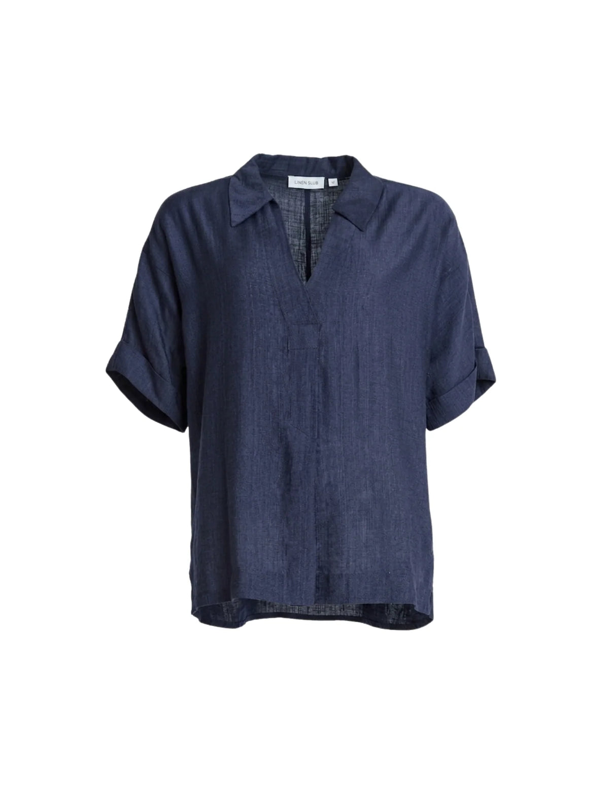 CLARITY - Del Mar Pleat Detail Top - Navy