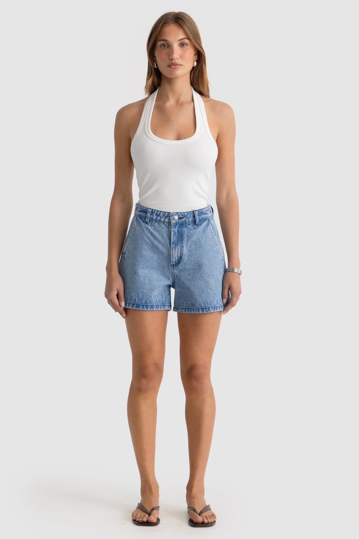 ORTC - Benni Denim Short Light -  Blue
