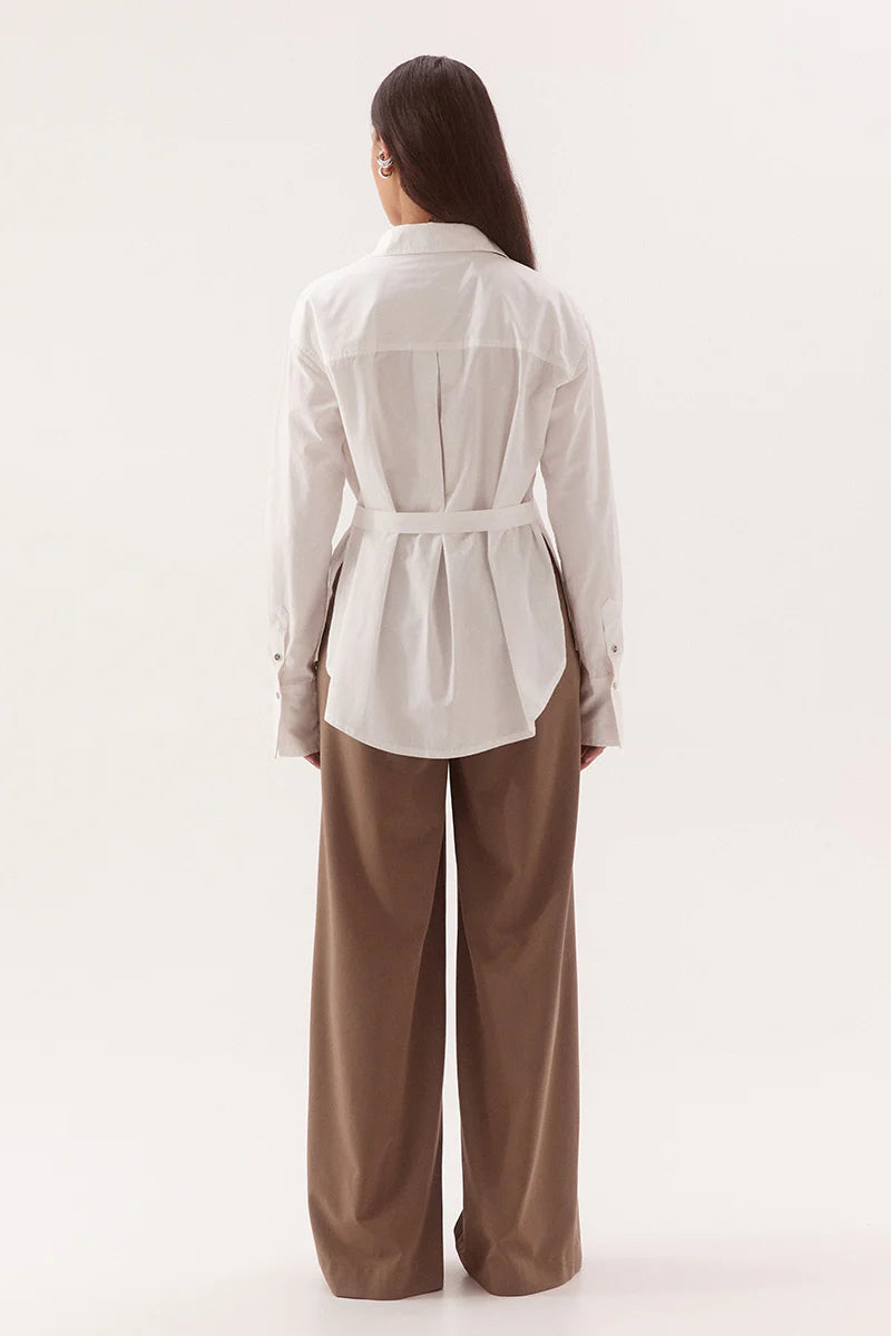 SOVERE - Blume Shirt - Chalk