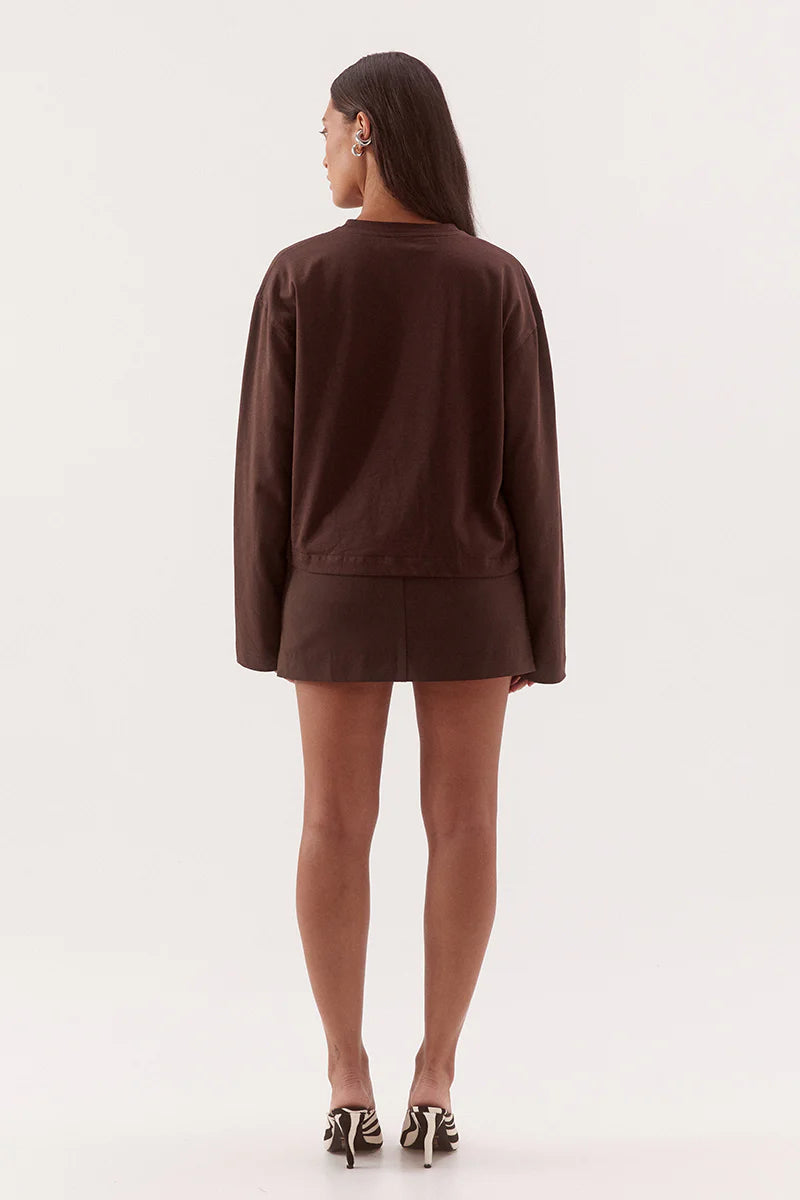 SOVERE - Izel Longsleeve - Espresso