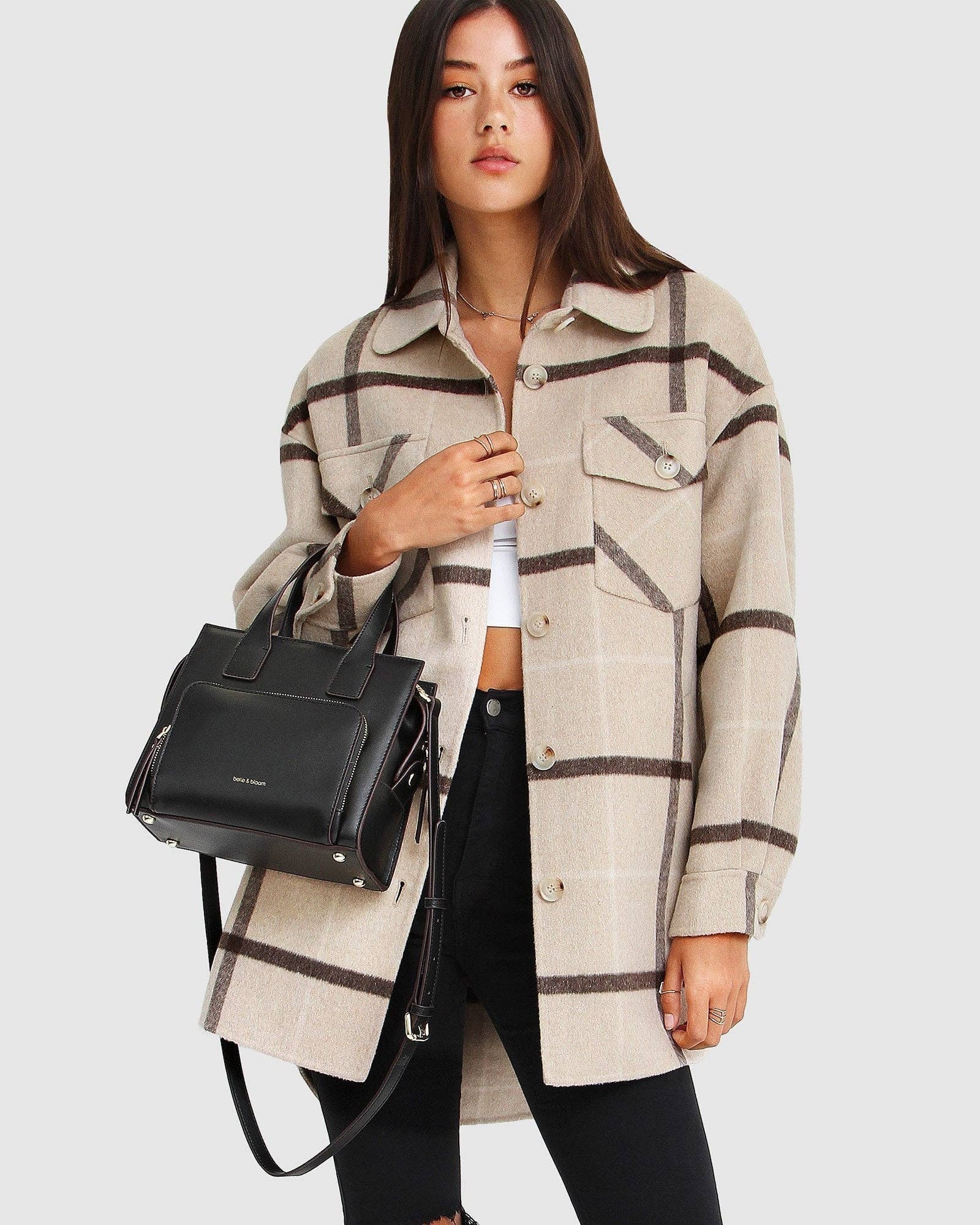 BELLE AND BLOOM -  River’s Edge Plaid Shacket