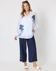 CLARITY - Essential Button Pant - Navy