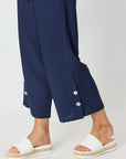 CLARITY - Essential Button Pant - Navy