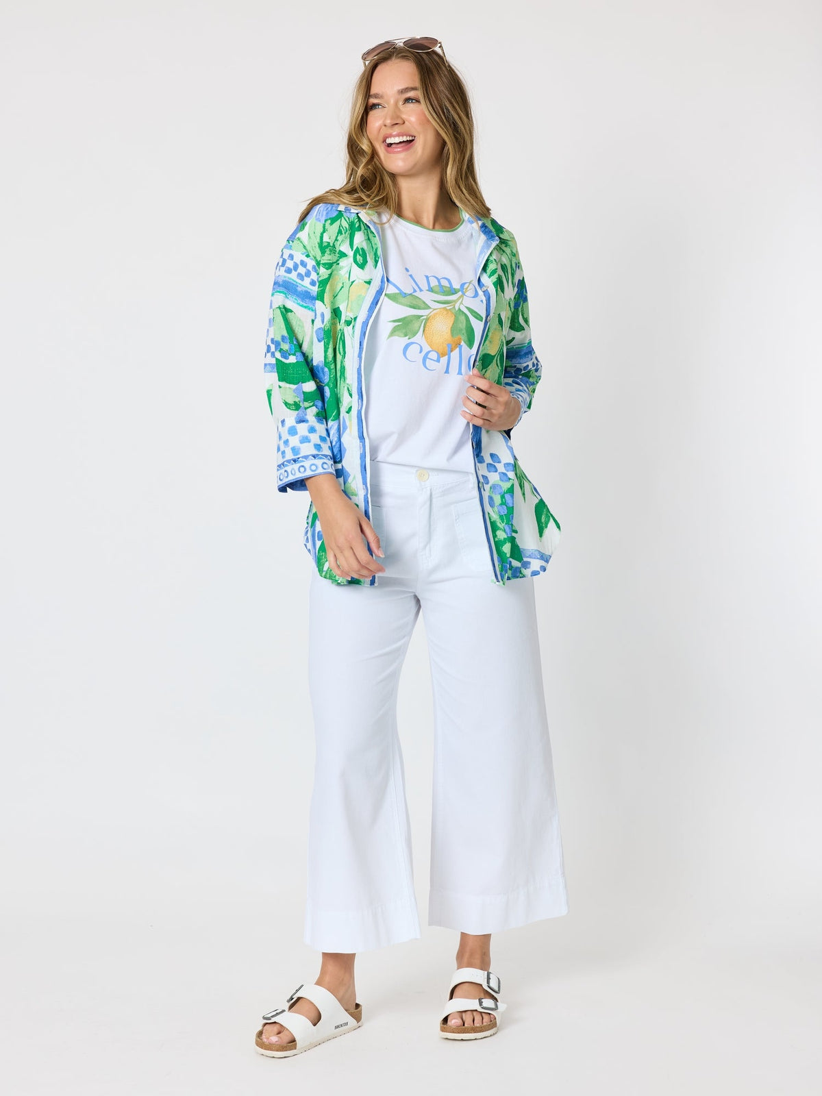 THREADZ - Limoncello Print Shirt - Apple Multi