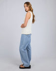 SILENT THEORY - Belle Knit Vest.  White
