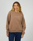 SILENT THEORY - Logo Crew.   Brown