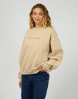 SILENT THEORY -  Logo Crew.  Oat Marle