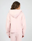 SILENT THEORY - Zip Thru Hoodie - Pale Pink