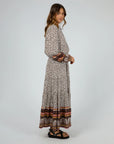 ALL ABOUT EVE-  Honey Floral Print Maxi Skirt