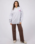 ALL ABOUT EVE - Better Days Hoodie Snow Marble