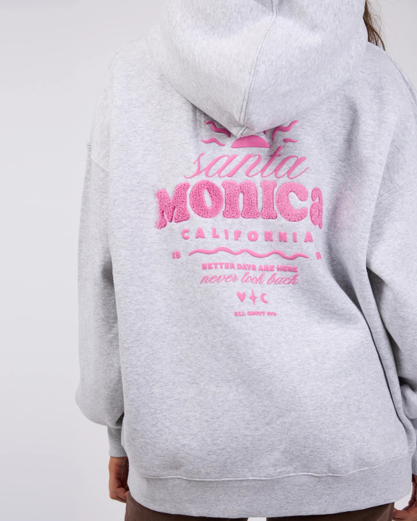 ALL ABOUT EVE - Better Days Hoodie Snow Marble