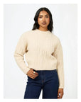 ALL ABOUT EVE- Margaux Cable Knit in Vintage White. 6457285