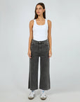 ALL ABOUT EVE - Charlie High Rise Wide Leg Jean - Washed Black