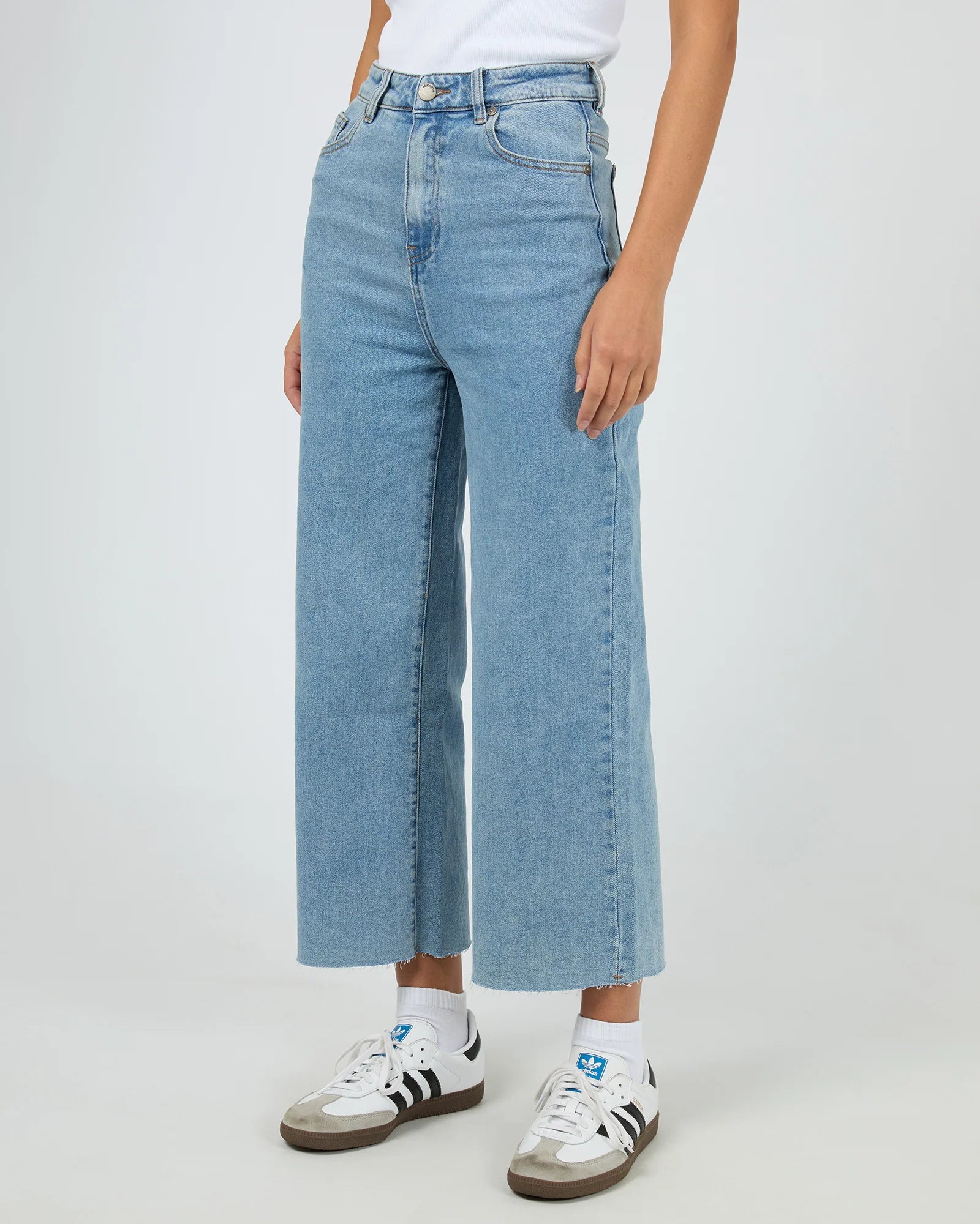 ALL ABOUT EVE - Charlie High Rise Wide Leg Jean - Heritage Denim