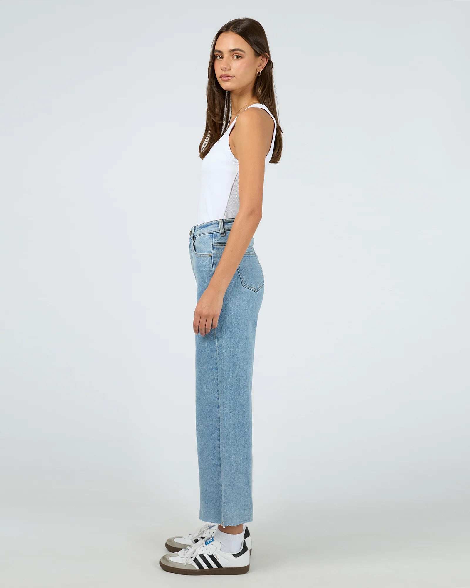 ALL ABOUT EVE - Charlie High Rise Wide Leg Jean - Heritage Denim