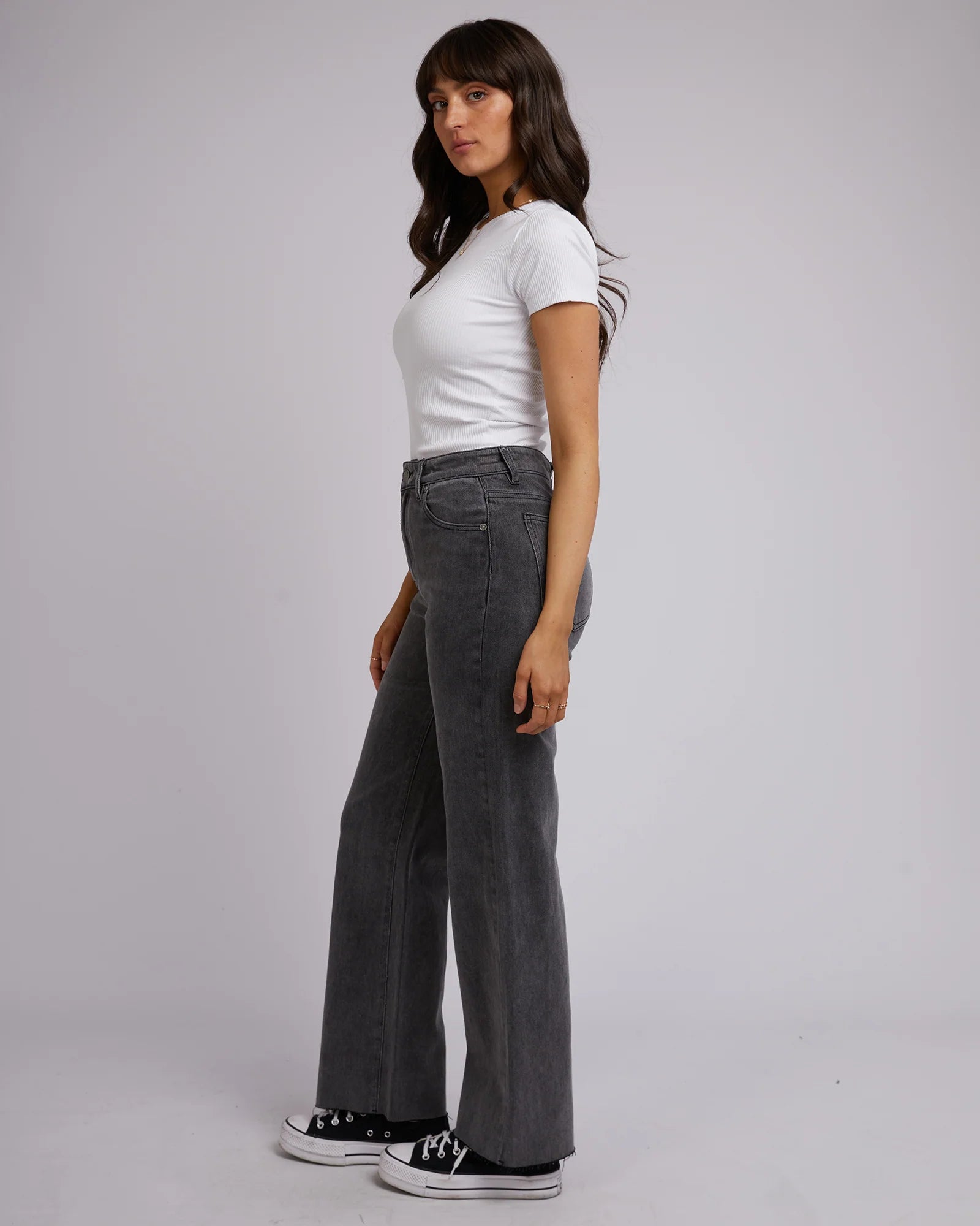 ALL ABOUT EVE- Skye High Rise Black Jeans