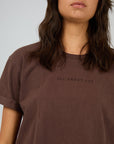 ALL ABOUT EVE - Washed Tee Brown
