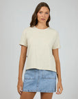 ALL ABOUT EVE - AAE Washed Tee - Oat