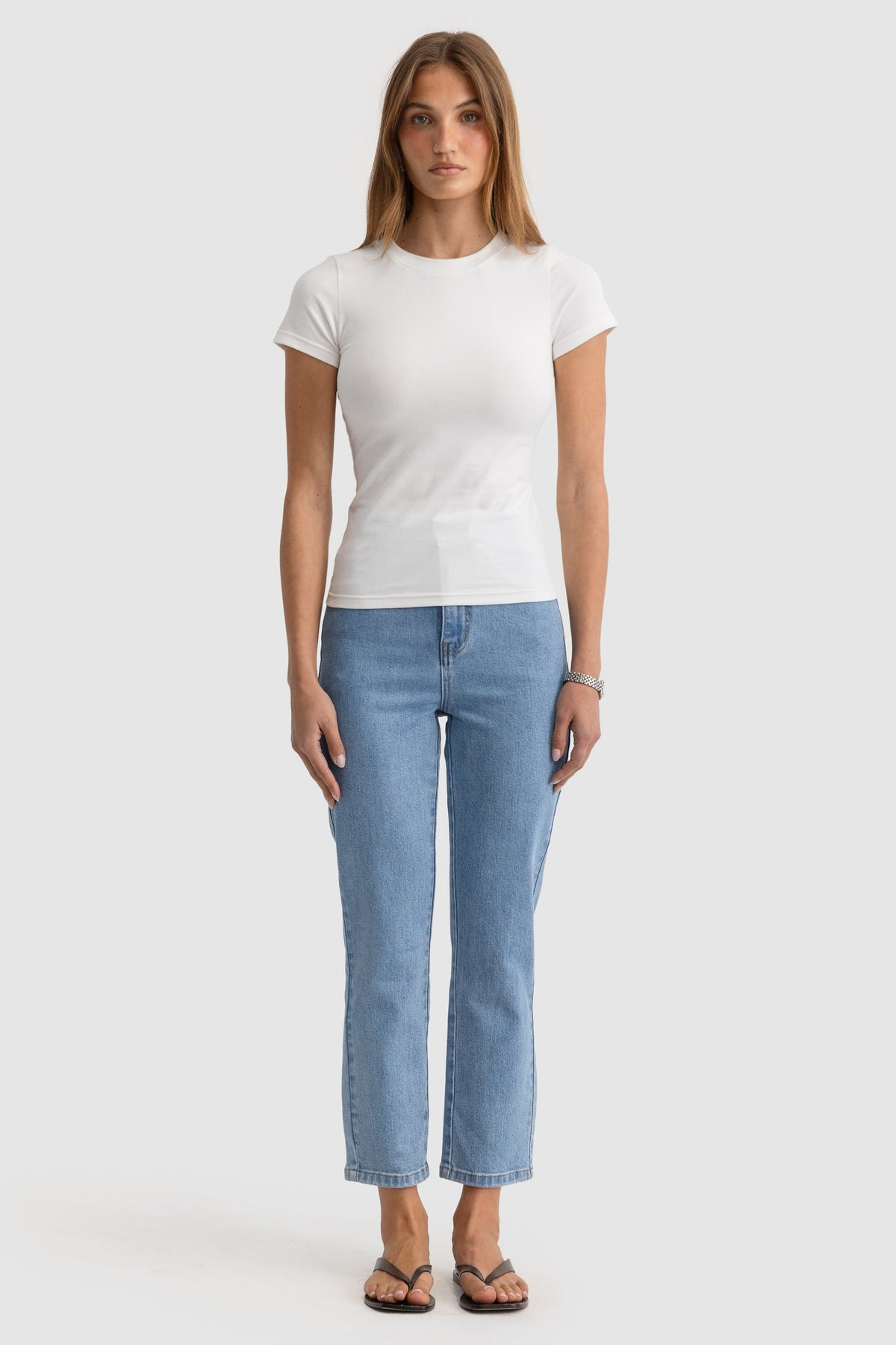ORTC - Evie Fitted T- Shirt - White