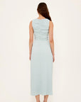 STAPLE THE LABEL - Amelie Gathered Midi Dress - Seafoam