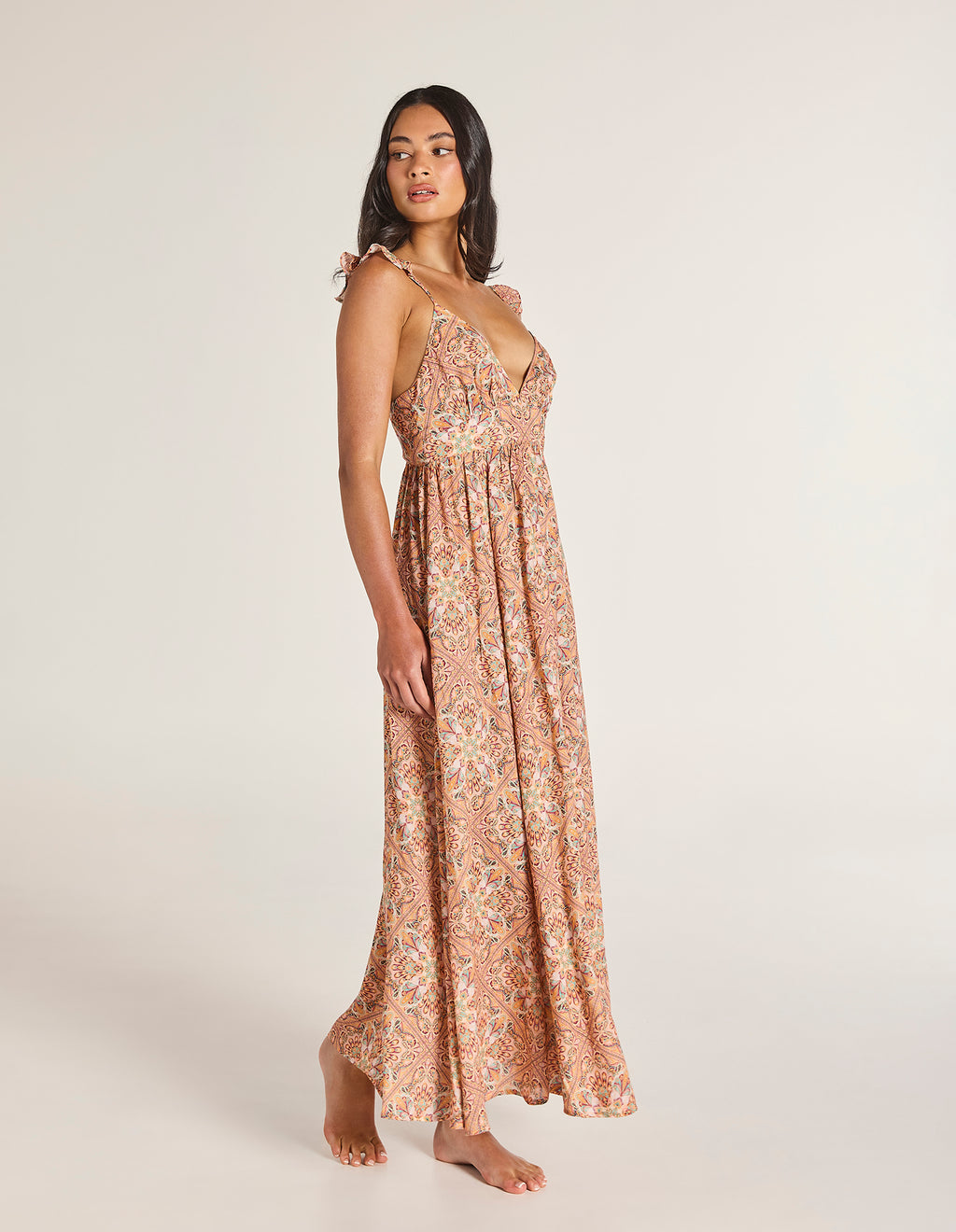 TIGERLILY - Orosei Cala Maxi Dress - Coral
