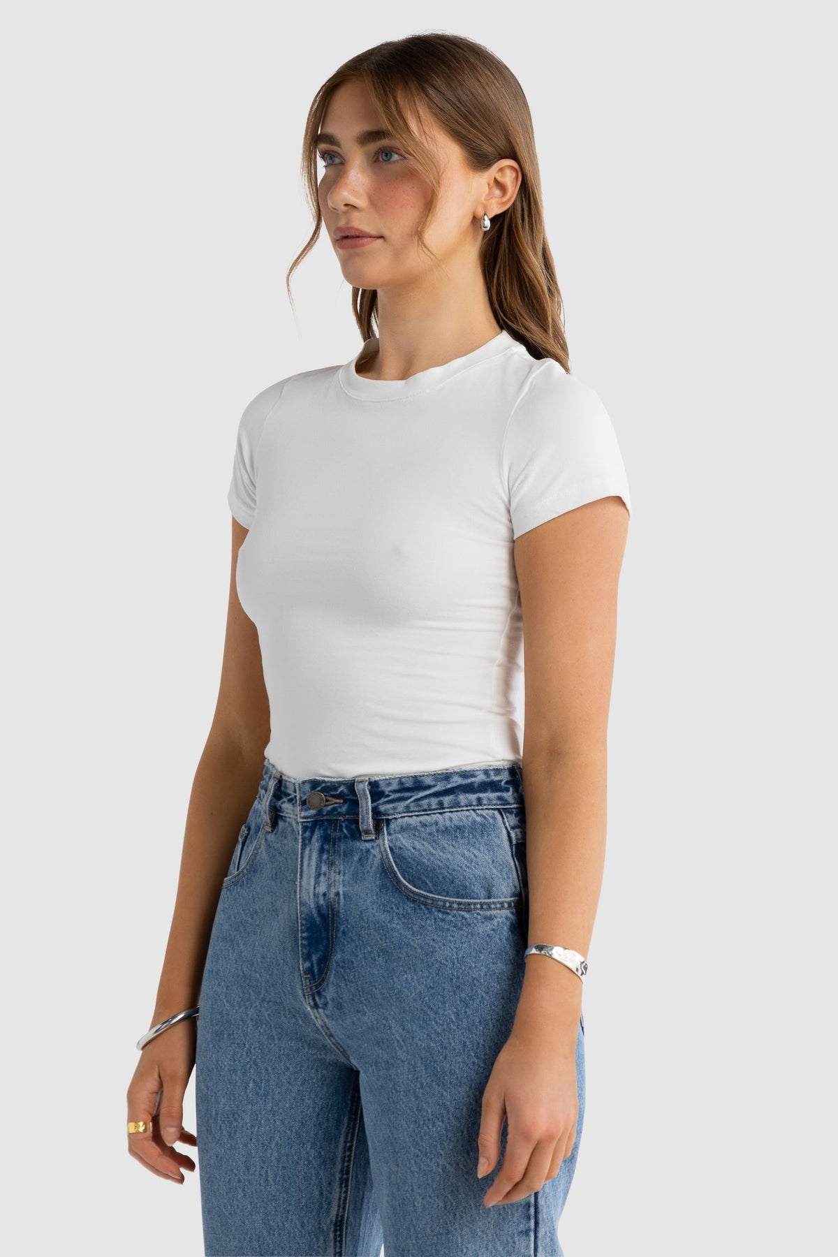 ORTC - Evie Fitted T- Shirt - White