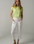 CLOTH + PAPER + SCISSORS - Sunday Pocket Pant - White