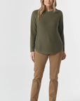 GOONDIWINDI - The Classic Merino Cotton Ragl - Covert Green