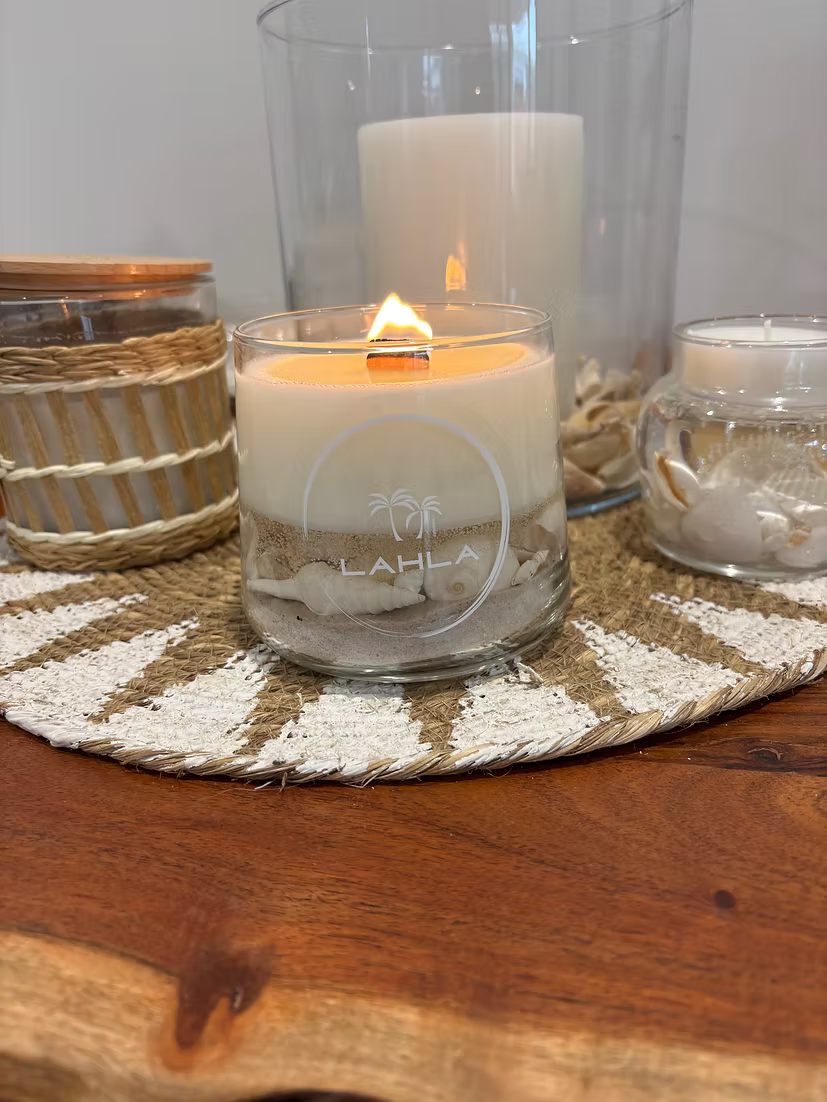 Lahla Large Seashell Candle