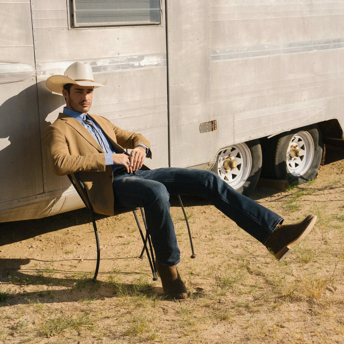 Stetson.  1014 Rocker Boot Leg Jeans