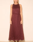 MON RENN - Aleria Dress - Plum