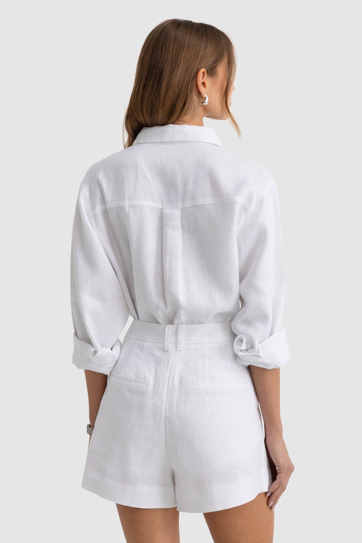 ORTC - Savannah Linen Short -  White